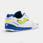 Joma 82P4R172 ابيض ازرق أحذية كرة الصالات المراوغة 23 داخلي - Image 3