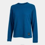 Joma 82P4R1730 أزرق مستكشف قميص طويل الأكمام نحيف