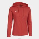 Joma 82P4R1744 أحمر مقنعين سترة النحت الثاني نحيف