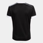 Joma 82P4R1746 أسود أبيض قميص بأكمام قصيرة مستعر أعظم صديق للبيئة نحيف - Image 2