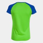 Joma 82P4R1750 الفلورسنت الأخضر والأزرق الملكي قميص قصير الأكمام النخبة x نحيف - Image 2