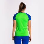 Joma 82P4R1750 الفلورسنت الأخضر والأزرق الملكي قميص قصير الأكمام النخبة x نحيف - Image 4