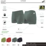 Joma 82P4R1759 أسود مستكشف السراويل نحيف - Image 7