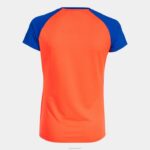 Joma 82P4R1761 نيون المرجان الأزرق الملكي قميص قصير الأكمام النخبة x نحيف - Image 2