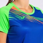 Joma 82P4R1763 الأزرق الملكي الأخضر الفلوريسنت قميص قصير الأكمام النخبة x نحيف - Image 5