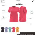 Joma 82P4R1777 البرتقالي قميص قصير الأكمام المستكشف نحيف - Image 5