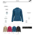 Joma 82P4R1778 ضارب الى الحمرة مستكشف سترة خفيفة نحيف - Image 4