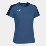 Joma 82P4R1784 الأزرق الداكن قميص البطولة البيئية قصيرة الأكمام نحيف