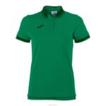 Joma 82P4R1788 أخضر قميص بولو قصير الأكمام Bali II نحيف