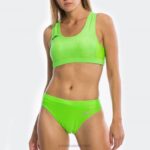 Joma 82P4R1793 نيون الخضراء المنافسة الرقبة دفئا أوليمبيا نحيف - Image 2