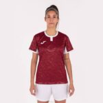 Joma 82P4R1807 بورجوندي أبيض قميص قصير الأكمام toletum الثاني نحيف - Image 2