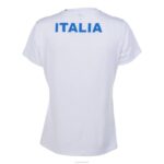 Joma 82P4R1809 أبيض قميص الاتحاد الايطالى للتنس كم قصير نحيف - Image 2