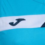 Joma 82P4R1832 الفلورسنت الفيروز الأزرق الداكن الأبيض بلا أكمام تي شيرت المحكمة نحيف - Image 4