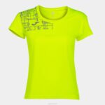 Joma 82P4R1838 الفلورسنت الأصفر قميص قصير الأكمام النخبة الثامن نحيف