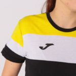 Joma 82P4R1850 أسود أصفر أبيض قميص بأكمام قصيرة طاقم رابعا نحيف - Image 4