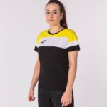 Joma 82P4R1850 أسود أصفر أبيض قميص بأكمام قصيرة طاقم رابعا نحيف - Image 5