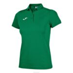 Joma 82P4R1859 أخضر قميص بولو قصير الأكمام هواية نحيف