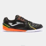 Joma 82P4R185 أسود أحمر أحذية كرة الصالات المراوغة 23 داخلي