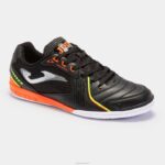 Joma 82P4R185 أسود أحمر أحذية كرة الصالات المراوغة 23 داخلي - Image 4