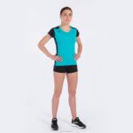 Joma 82P4R1864 الفيروز الأسود قميص قصير الأكمام سجل الثاني نحيف - Image 4