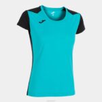Joma 82P4R1864 الفيروز الأسود قميص قصير الأكمام سجل الثاني نحيف - Image 6