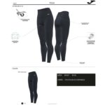 Joma 82P4R1883 أسود لباس ضيق طويل نحيف - Image 8