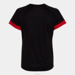 Joma 82P4R1889 أسود أحمر قميص بأكمام قصيرة سوبر نوفا iii نحيف - Image 2