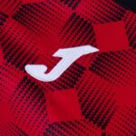 Joma 82P4R1889 أسود أحمر قميص بأكمام قصيرة سوبر نوفا iii نحيف - Image 3