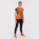 Joma 82P4R1893 برتقالة سوداء قميص قصير الأكمام النخبة الثامن نحيف - Image 7