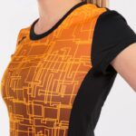 Joma 82P4R1893 برتقالة سوداء قميص قصير الأكمام النخبة الثامن نحيف - Image 10