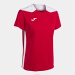 Joma 82P4R1898 احمر ابيض بطولة قميص قصير الأكمام سادسا نحيف - Image 5