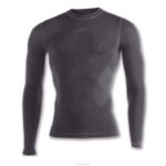 Joma 82P4R189 أسود كم طويل قميص براما رجال