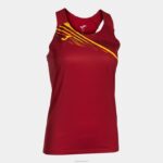 Joma 82P4R1907 أحمر النخبة أعلى الخزان x نحيف
