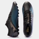 Joma 82P4R190 أسود أزرق حذاء كرة القدم دفع كوب 23 عشب صناعي - Image 4