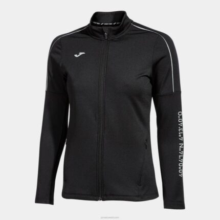 Joma 82P4R1910 أسود سترة r-city نحيف