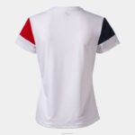 Joma 82P4R1911 أبيض أحمر أزرق كحلي قميص طاقم قصير الأكمام v نحيف - Image 2