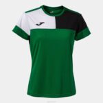 Joma 82P4R1912 أخضر أسود أبيض قميص طاقم قصير الأكمام v نحيف
