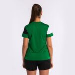 Joma 82P4R1912 أخضر أسود أبيض قميص طاقم قصير الأكمام v نحيف - Image 5