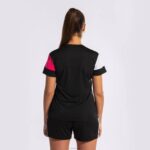 Joma 82P4R1915 أسود أبيض وردي قميص طاقم قصير الأكمام v نحيف - Image 5
