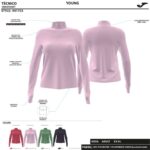 Joma 82P4R1923 أسود سترة دافني نحيف - Image 5