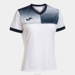 Joma 82P4R1924 أبيض كحلي قميص بأكمام قصيرة مستعر أعظم صديق للبيئة نحيف