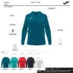 Joma 82P4R1926 الفيروز مقنعين سترة النحت الثاني نحيف - Image 8