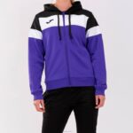 Joma 82P4R1932 أرجواني أسود أبيض طاقم سترة مقنعين الرابع نحيف - Image 2