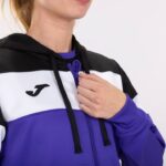Joma 82P4R1932 أرجواني أسود أبيض طاقم سترة مقنعين الرابع نحيف - Image 4