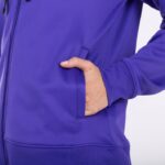 Joma 82P4R1932 أرجواني أسود أبيض طاقم سترة مقنعين الرابع نحيف - Image 6