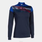 Joma 82P4R1936 الأزرق الداكن الأزرق الملكي قميص من النوع الثقيل النخبة x نحيف