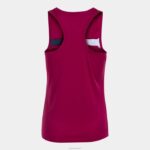 Joma 82P4R1955 قرمزي أزرق كحلي أبيض بلا أكمام تي شيرت المحكمة نحيف - Image 3