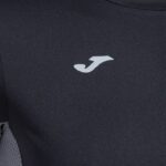 Joma 82P4R1959 أسود قميص قصير الأكمام المستكشف نحيف - Image 3