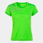 Joma 82P4R1966 نيون الخضراء قميص قصير الأكمام النخبة الثامن نحيف
