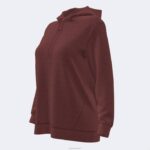 Joma 82P4R1970 بورجوندي دافني سترة مقنعين نحيف - Image 4